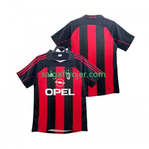 AC Milan 2000 Fodboldtrøjer Retro Hjemmebanesæt 2002 Kort ærmer AC Milan 2000 Fodboldtrøjer Retro Hjemmebanesæt 2002 Kort ærmer